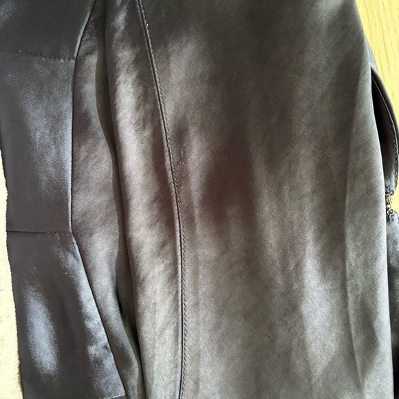 12 Rue Colette Midnight Navy Satin Jumpsuit Size L - Picture 9 of 15